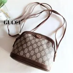 美品 オールドグッチ GG ショルダーバッグ 鞄 ポシェット レディース メンズ