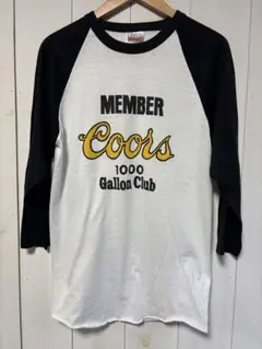 80sビンテージHanes COORS クアーズ 七分袖Tシャツのサムネイル