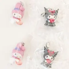 サンリオ ガチャ マイメロ クロミ マスコット 4点