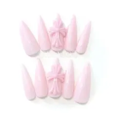 現品 ネイルチップ クロス　十字架　シズニルック 地雷　痛ネイル