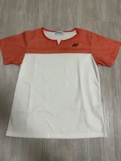 YONEX ヨネックス ゲームシャツ オレンジ Lサイズ