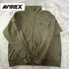AVIREX ファティーグ ジップアップ スウェット アビレックス オリーブ