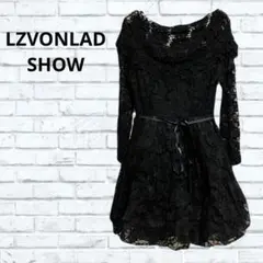 LZVONLAD SHOW オフショルダー パーティードレス ワンピース 黒
