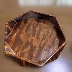伝統工芸品 六角盆 漆器 トレー 菓子器 塗り物