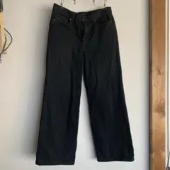 UNIQLO JEANS ブラック デニムパンツ　サイズ24
