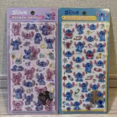 ボンボンドロップシール　スティッチ　2点セット