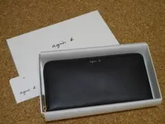 新品未使用 agnes b. 長財布 ラウンドファスナー ブラックのサムネイル