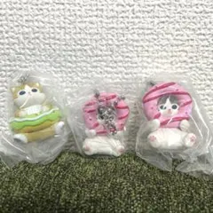 mofusandドーナツにゃんマスコット　ガチャ 3個セット