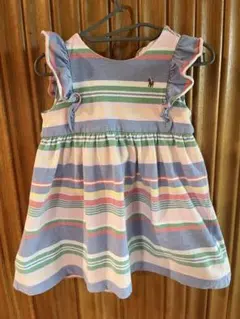 Ralph Lauren ストライプ ワンピース 24M（90センチ）