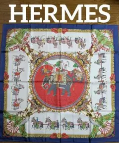 HERMES エルメス スカーフ カレ90 グリーン 気球 大空の狂気 - メルカリ