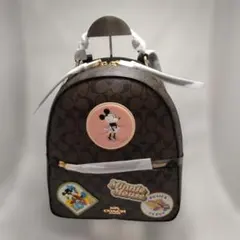 ☆新品未使用!!COACH×ディズニーコラボ リュック バックパック ミニー 