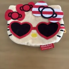 ハローキティ Summerdaysポーチコレクション FACEポーチ サングラス