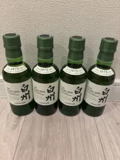 サントリー シングルモルトウイスキー 白州 180ml 4本セット ミニボトルのサムネイル