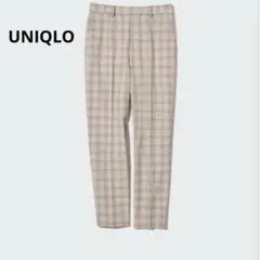 【pa4】ユニクロUNIQLO スマートアンクルパンツ　Lサイズ　レディース