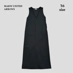 最終値下げ✨MARW ジャージーロングスリーブワンピース ブラック 38