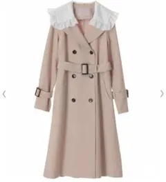 31 Sons de mode フリル襟トレンチコート