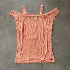 DIESEL レイヤード デザイン トップス タンクトップ Y2K ピンク M