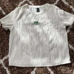 半袖 Tシャツ フリルTシャツ ブラウス レース トップス S