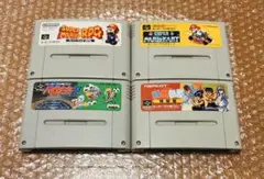 【SFCソフト4本セット・Nintendo Super Famicom】or