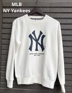 美品MLB NY Yankees スウェットトレナー　ビッグロゴ