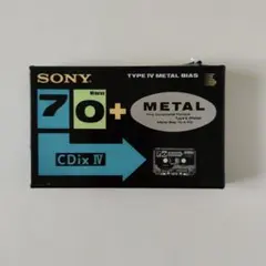 SONY CDix IV 46分 メタルポジション カセットテープ - メルカリ