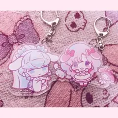 うる星やつら　アクリルキーホルダー2個セット　ラン　おユキ