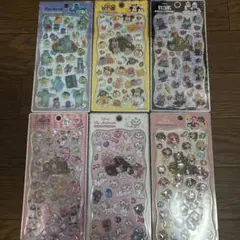 0*0様 正規品 ディズニープチドロップステッカー 6点セット