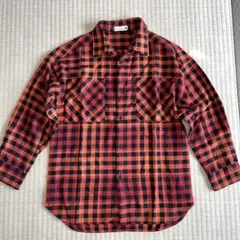 ブランシェス チェック柄シャツ 140cm