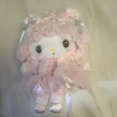 マイスウィートピアノ 白猫バレリーナ マスコット