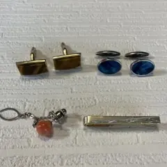 カフス&タイピンセット