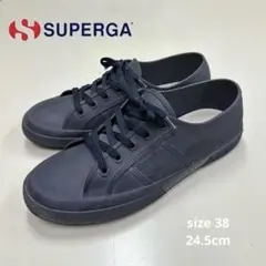 SUPERGA ダークグレー レインシューズ防水スニーカー　38 24.5cm