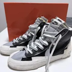【値下げ】Nike sacai Blazer Mid Black Greyのサムネイル