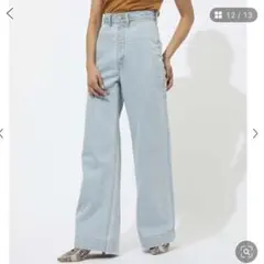 AZUL by moussy DARTS DENIM WIDE