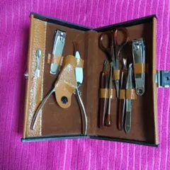 ネイルケアセット全10点（携帯用ケース付）