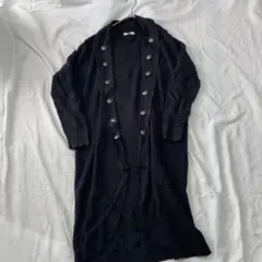 1点もの☆NEW YORK & COMPANY ロングカーディガン黒【M】