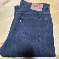 リーバイス 501 usa製 ブラック 先染め W33L30 赤文字