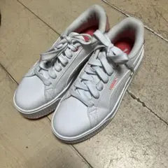 Puma プーマ　厚底スニーカー メタリックヒール　20センチ　キッズ