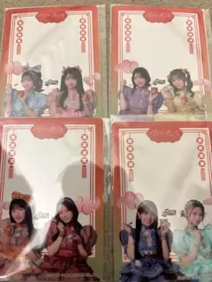 キューティーストリート　ロッテ　クリアカード　4種セット