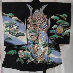 お宮参り　掛け着物 男の子　正絹　未使用品 祝い着　一つ身