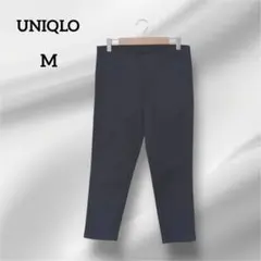ユニクロ　カジュアルパンツ　スリムフィット ブラック　コットン混紡　M