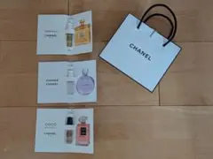 CHANEL 香水 サンプル 3種セット ショッパー付き