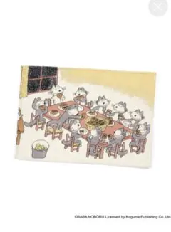 niko andと11ぴきのねこ　コラボ　ラグマット。