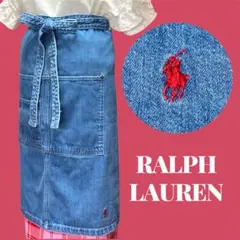 ✴️タイムSALE✴️RALPH LAUREN・エプロン・ラルフデニムエプロンのサムネイル