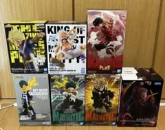 人気　プラスズ　フィギュア　まとめ売り　7点　ヒロアカ　呪術廻戦　ワンピース