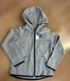 GAP FIT GDRY XS（4〜5）110㎝ジップパーカー　グレー新品