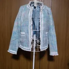 リツコシラハマノーカラーツイードジャケット（多色）のサムネイル