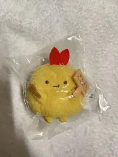 すみっコぐらし　たぬきのまんまるレストラン　てのりぬいぐるみ　えびふらいのしっぽ