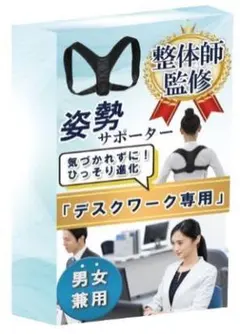 姿勢サポーター 姿勢 ベルト 猫背 男女兼用 デスクワーク専用