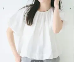 coca 未使用 フラワー柄レースブラウス Mのサムネイル