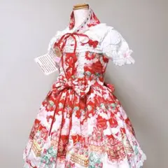 ハンドメイド オリジナル アイドル 衣装 ステージ 甘ロリ 苺 コン